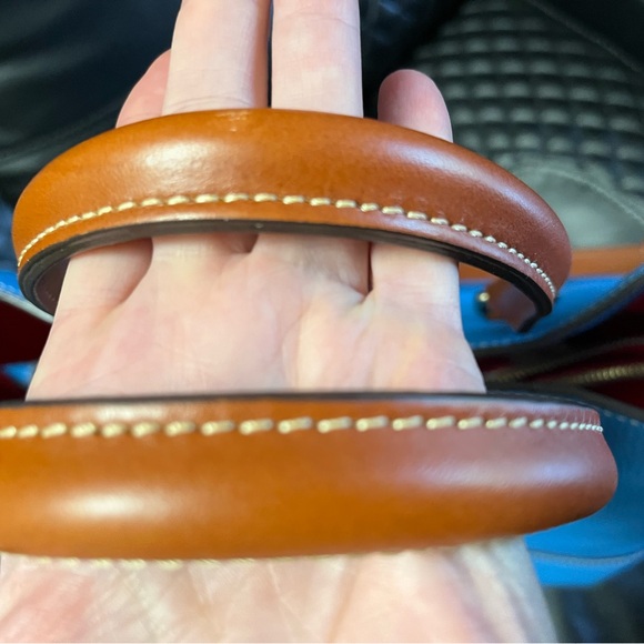 - Dooney & Bourke tote handbag Chelsea blue. Pebble l… - Picture 6 of 11